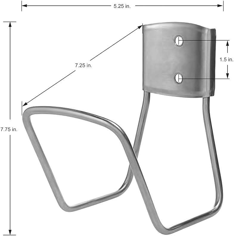 Liberty Garden 681 Hose Hanger, Holds 125-Feet of 5/8-Inch Hose - Stainless Steel - Image 3