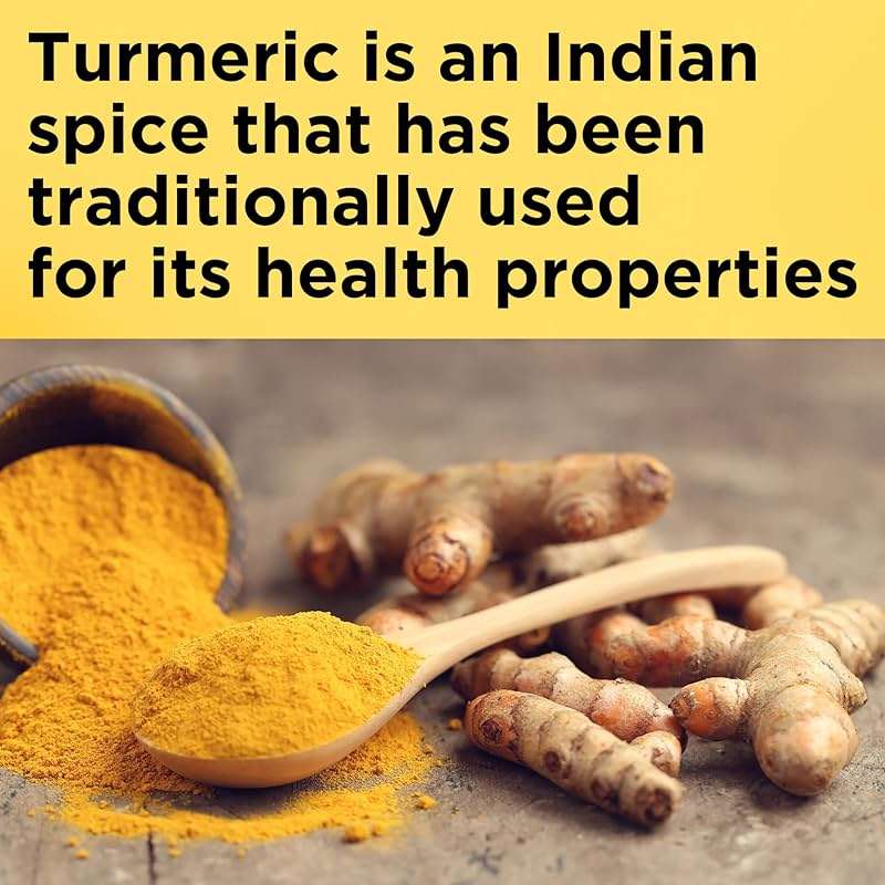 Nature Made Turmeric Curcumin 500 mg, Turmeric Curcumin Supplement for Antioxidant Support, Herbal Supplements, 120 Capsules, 120 Day Supply - Image 2