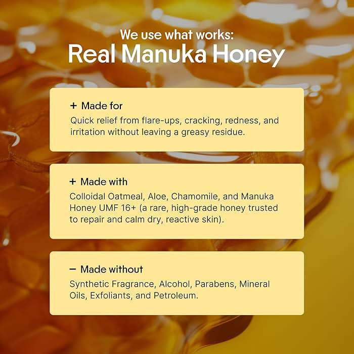 Clearbody Organics Manuka Honey Gel Cream (2 fl oz) - Lighter Eczema Cream with Colloidal Oatmeal - Moisturizing, Soothing and Anti Itch Lotion for Dry Skin - Image 3