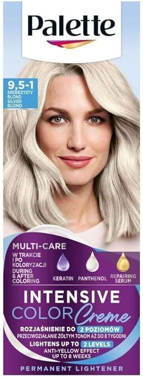 Schwarzkopf Palette Intensive Color Creme C9 Platinum Silver Permanent Hair Color - Image 1