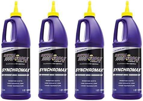 Royal Purple 01512 Set of 4 Synchromax Manual Transmission Fluid 1-Quart Bottles - Image 1