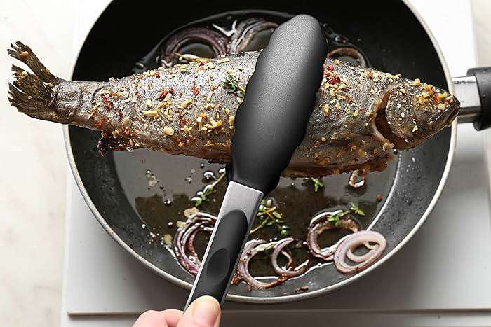 2 Pack Black Kitchen Tongs, Premium Silicone BPA Free Non-Stick Stainless Steel BBQ Cooking Grilling Locking Food Tongs, 9-Inch & 12-Inch - Image 2
