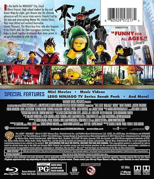 The Lego Ninjago Movie (Blu-ray) - Image 3
