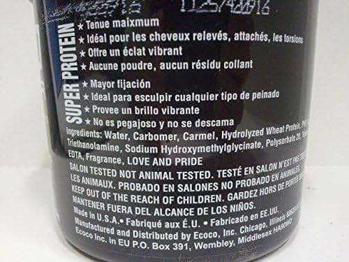 Eco Style Styling Gel Super Protein, Black, 16 Ounce - Image 2