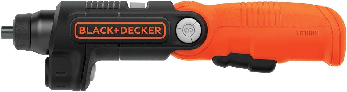 BLACK+DECKER Cordless Screwdriver with LED Light 4V MAX, Electric Screwdriver with 2 Pcs Bit Set (BDCSFL20C) - Image 3