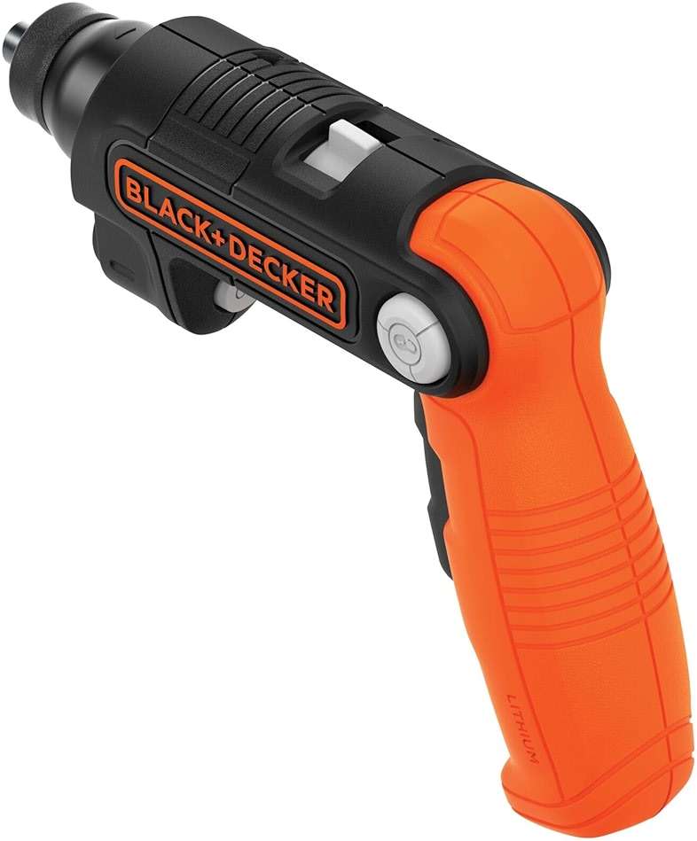 BLACK+DECKER Cordless Screwdriver with LED Light 4V MAX, Electric Screwdriver with 2 Pcs Bit Set (BDCSFL20C) - Image 5