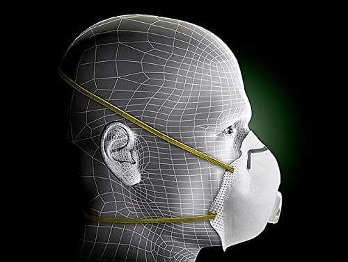 3M Particulate Respirator 8511, Pack of 10, N95, NIOSH APPROVED, Cool Flow Exhalation Valve, Disposable, Braided Comfort Strap, M Noseclip, Personal Protective Equipment - Image 4