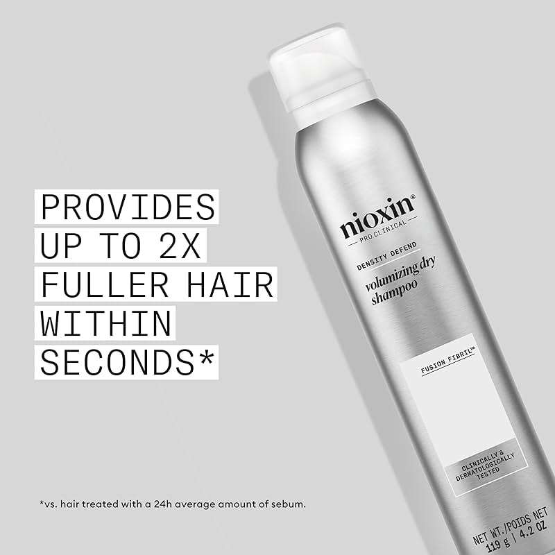 Nioxin Density Defend Volumizing Dry Shampoo for Fine Hair | Increases Hair Density | Instant Fullness | 4.2 Fl oz. - Image 3