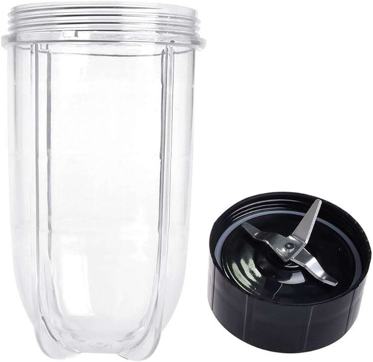 Replacement Cross Blade + 16oz Cup Set for Magic Bullet, Replacement Parts compatible with 250 W Magic Bullet MB1001 Blender - Image 1