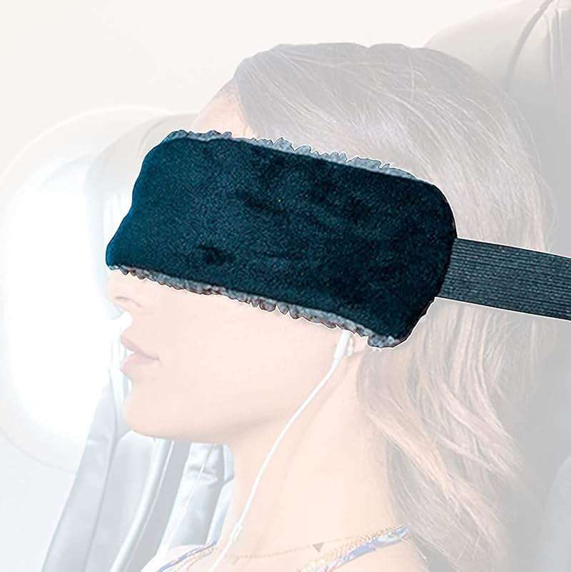 SeatSleeper Travel Pillow Alternative Stops Bobbing | Airplane Head Straps and Car Support Band | Great on Travel Upright | Super Comfy Neck Support | Small & Compact - Image 1