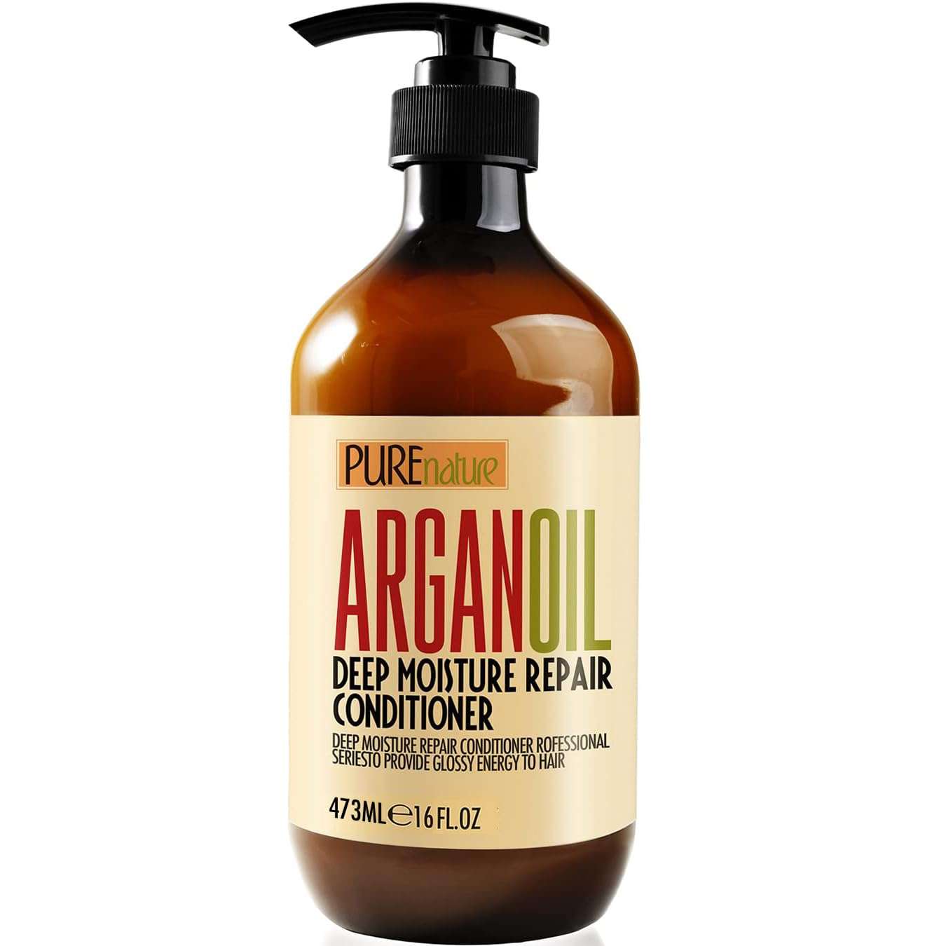 Moroccan Argan Oil Conditioner - Sulfate Free Products for Women and Men - Deep Moisturizing for Dry, Curly, Colored, Damaged Hair - Hydrating Repair, Salon Grade Formula for All Hair Types - Image 1