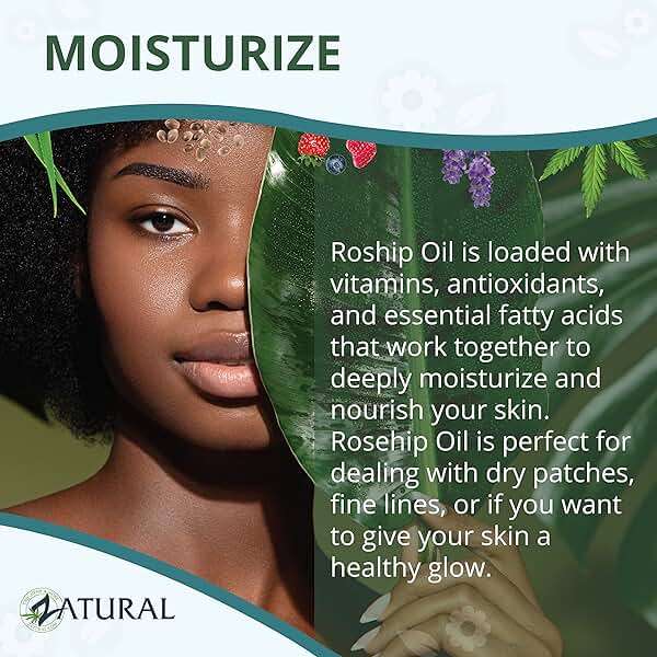 Zatural ROSA CANINA - 100% Pure Rosehip Oil for Face, Nails, Hair and Skin - Cold Pressed Rose Hip Oil (Gallon) - Image 6
