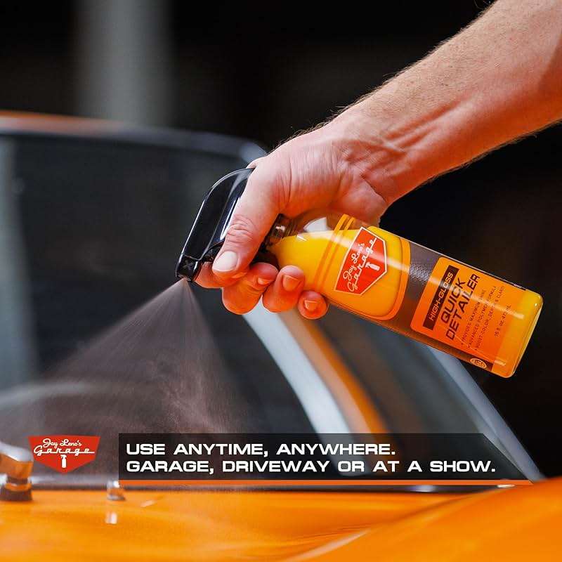 Jay Leno's Garage Quick Detailer Spray – Car Detailing Spray and Auto Detailer Spray for a High Gloss Finish, Fast Shine Car Exterior Cleaner and Everyday Easy Quick Detail Automotive Cleaner (16 oz) - Image 4