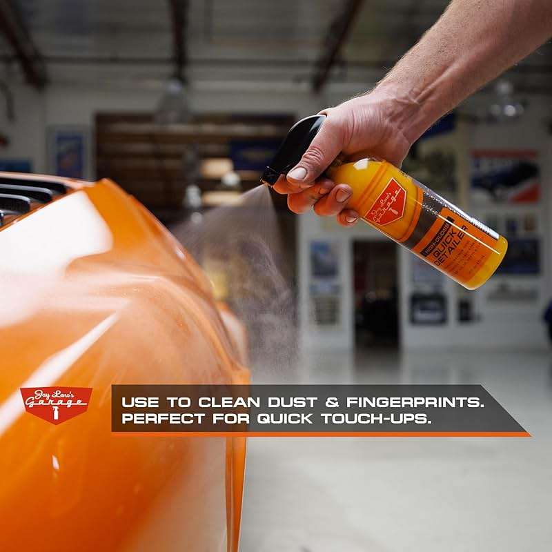 Jay Leno's Garage Quick Detailer Spray – Car Detailing Spray and Auto Detailer Spray for a High Gloss Finish, Fast Shine Car Exterior Cleaner and Everyday Easy Quick Detail Automotive Cleaner (16 oz) - Image 5