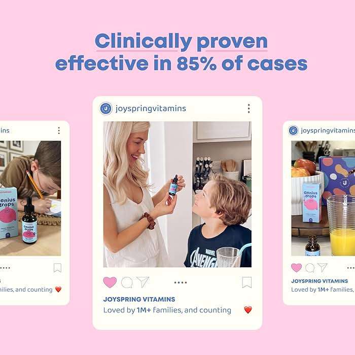 JoySpring Genius Drops for Kids | Clinically Proven Focus Supplement | Liquid Herbal Focus Supplement with Ginkgo Biloba for Kids (1 fl oz) 30 Servings - Image 5
