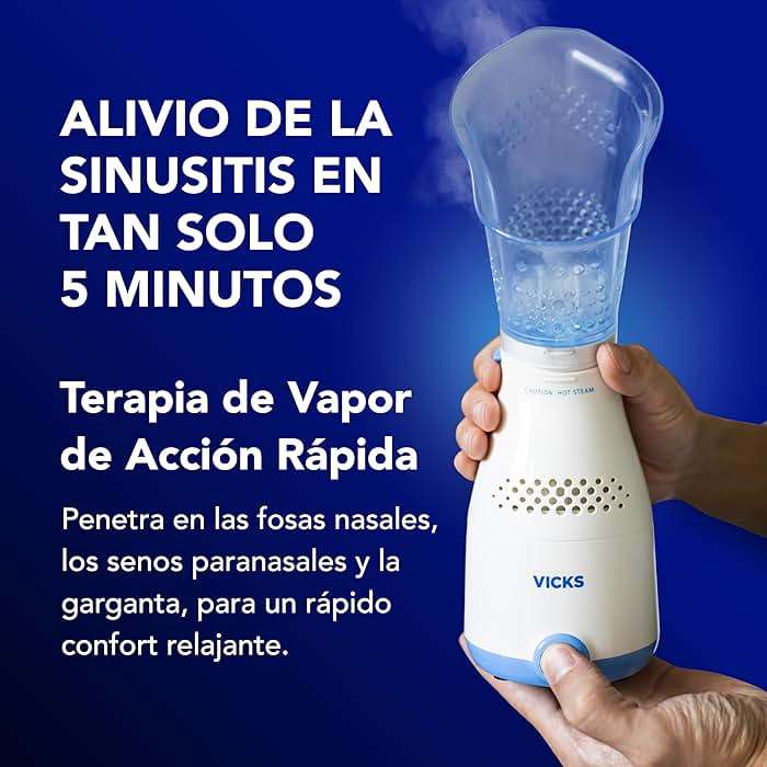 Vicks Sinus Inhaler, Plug-in Non-Medicated Steam Inhaler for Sinus Relief, Allergies, Congestion & Colds, Vocal Steamer, Soothes Nasal & Throat Passages, Works with VapoPads (1 Included) - Image 6