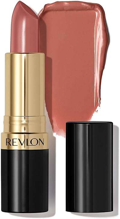 Revlon Super Lustrous Lipstick, Creamy Formula For Soft, Fuller-Looking Lips, Moisturized Feel, 044 Bare Affair, 0.15 oz - Image 1