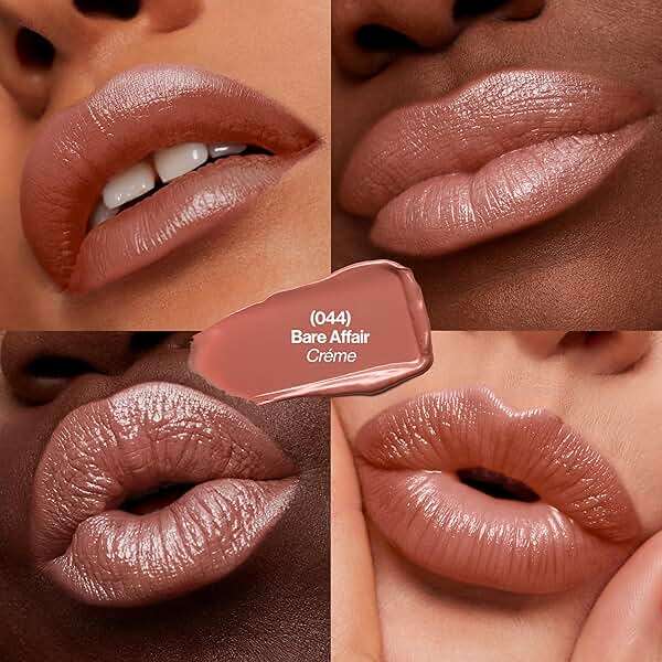Revlon Super Lustrous Lipstick, Creamy Formula For Soft, Fuller-Looking Lips, Moisturized Feel, 044 Bare Affair, 0.15 oz - Image 3