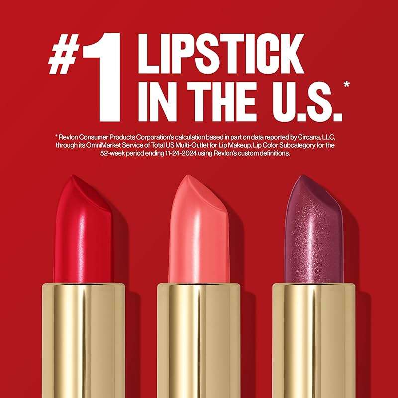 Revlon Super Lustrous Lipstick, Creamy Formula For Soft, Fuller-Looking Lips, Moisturized Feel, 044 Bare Affair, 0.15 oz - Image 4