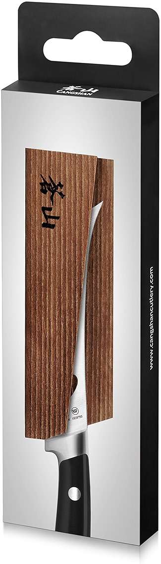 Cangshan 1021561 Solid Ash Wood Magnetic ANCHOR Knife Sheath Only for 5-Inch Tomato/Cheese Knife - Image 7