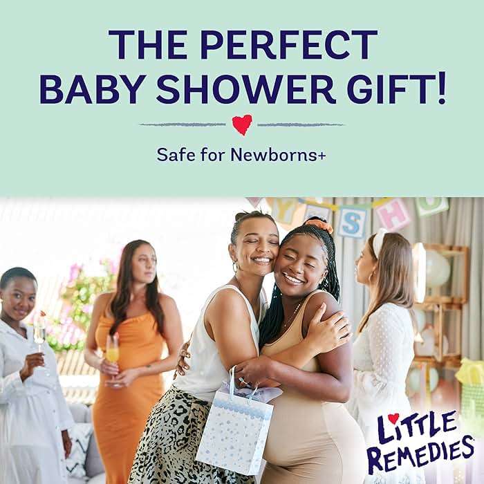 Little Remedies New Baby Essentials Kit with Saline Nasal Spray, Diaper Rash Cream, Gas Relief Drops, Gripe Water & More, Safe for Newborns - Image 6
