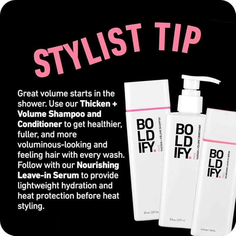 Boldify Dry Texture Spray - Hair Volumizer and Texturizing Spray for Fine Hair - Stylist Recommended Volume Products for Women & Men - Image 7