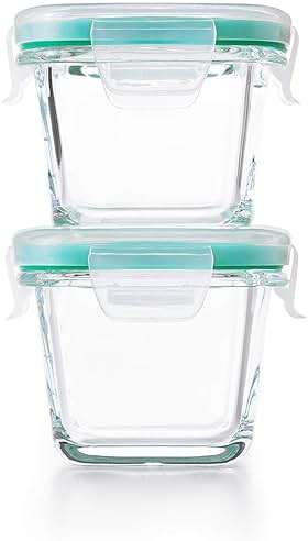 OXO Good Grips 4-Piece Smart Seal Leakproof Mini Glass AirtightContainer Set - Image 1