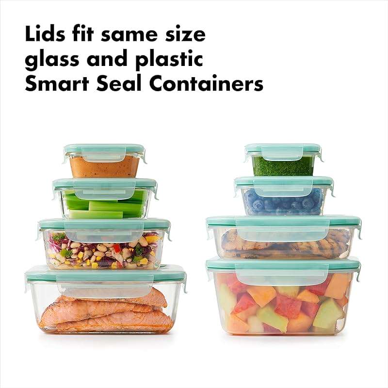 OXO Good Grips 4-Piece Smart Seal Leakproof Mini Glass AirtightContainer Set - Image 7