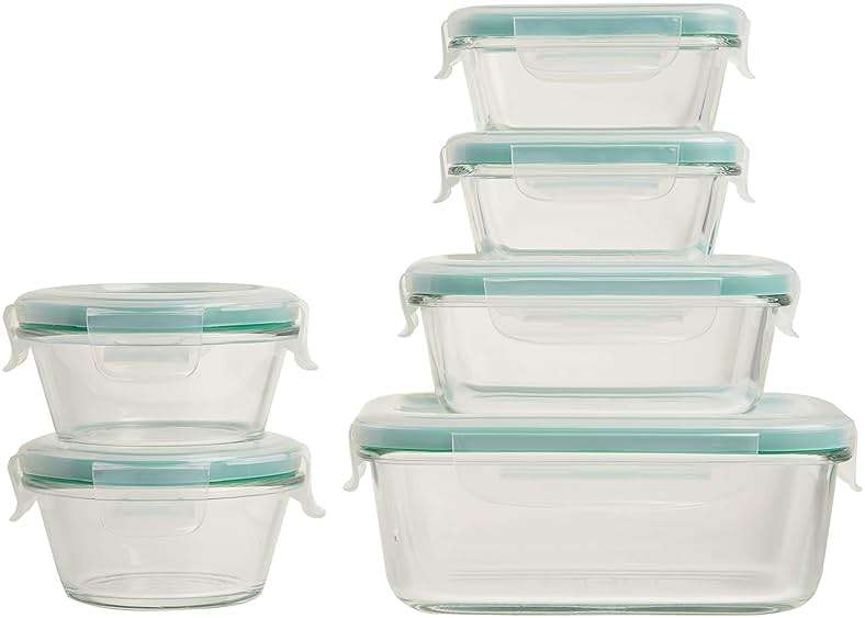 OXO Good Grips Smart Seal Airtight Container 12 Piece Glass Container Set - Image 1