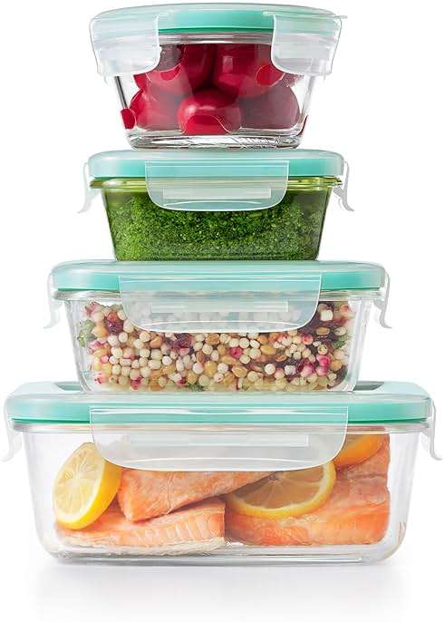 OXO Good Grips Smart Seal Airtight Container 12 Piece Glass Container Set - Image 2