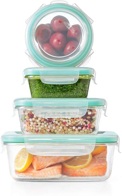 OXO Good Grips Smart Seal Airtight Container 12 Piece Glass Container Set - Image 3