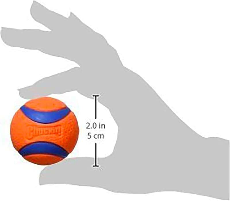 Chuckit! Dog Fetch Toy Ultra Ball Durable Rubber Fits Launcher Small 4 Balls - Image 9
