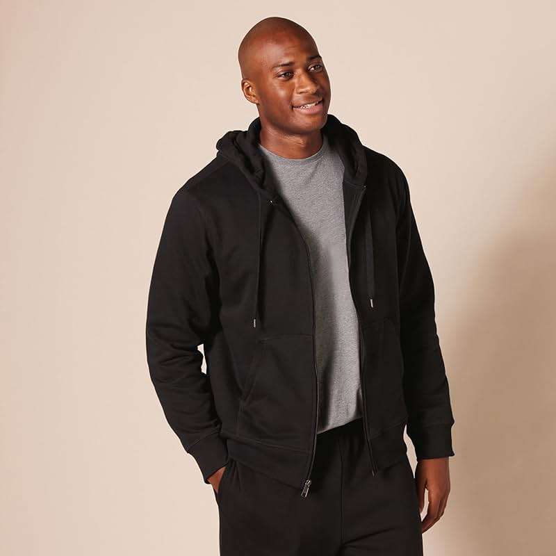 Amazon Essentials Men's Full-Zip Fleece Hoodie Sweatshirt (Available in Big & Tall) - Image 6