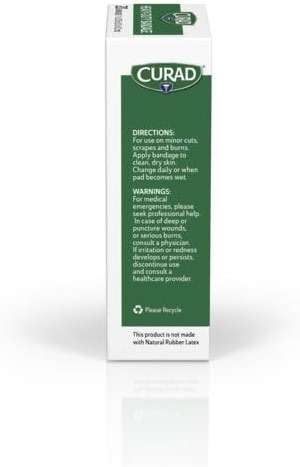 CURAD Extreme Hold Heavy Duty Bandages, 1" x 3 1/4", Ideal for Wound Care, 1 Box, 20 Count - Image 4