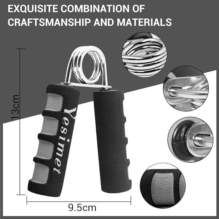 2 Pack Hand Grip Strengthener Set, Forearm Exerciser, Finger Gripper, Grip Strength Trainer, Hand Grip- Soft Foam Hand Exercise for Quickly Increasing Wrist Forearm and Finger Strength - Image 3