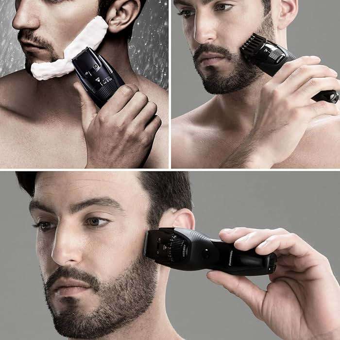 Panasonic Cordless Beard Trimmer for Men with Precision Dial, 19 Adjustable Length Settings, Rechargeable Battery, Washable, Birthday Gifts for Men, ER-GB42-K (Black) - Image 7