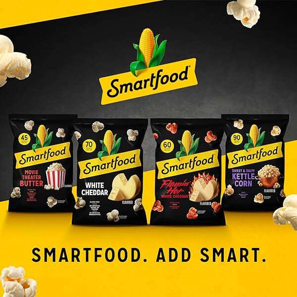 Smartfood Popcorn, Variety Pack, 0.5 Ounce (Pack of 40) - Image 4
