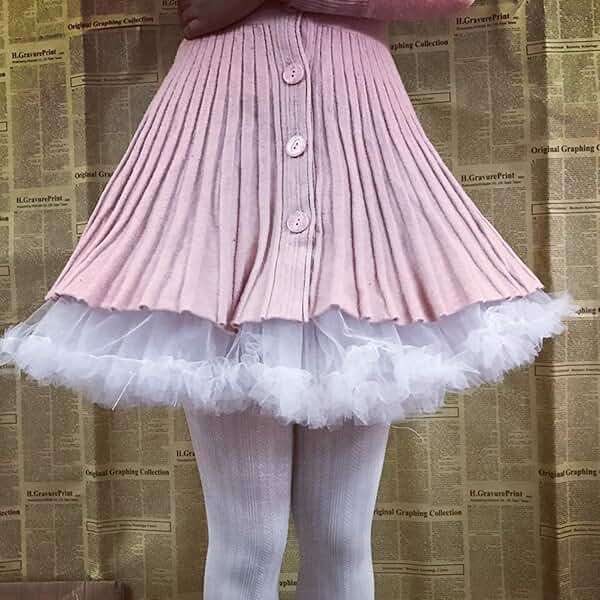 Colyanda Womens 3-Layered Pleated Tulle Petticoat Tutu Puffy Party Cosplay Skirt - Image 7