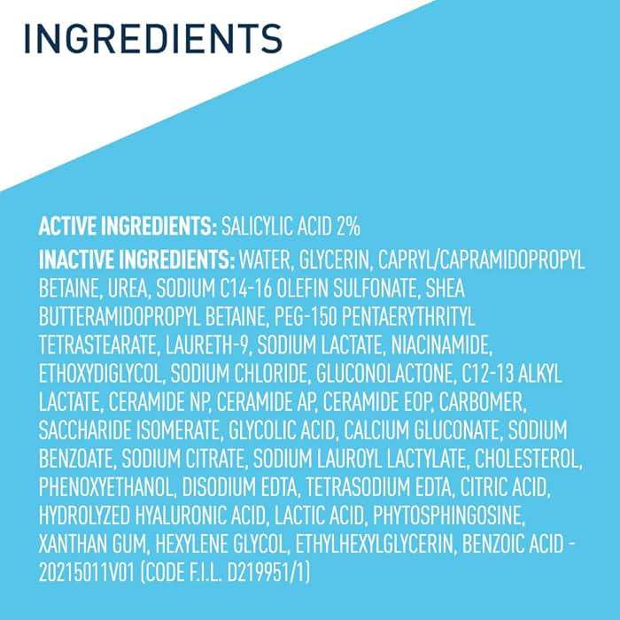 CeraVe Cleanser for Psoriasis Treatment, With Salicylic Acid for Dry Skin Itch Relief & Latic Acid for Exfoliation, Fragrance Free & Allergy Tested, 8 Ounce - Image 6