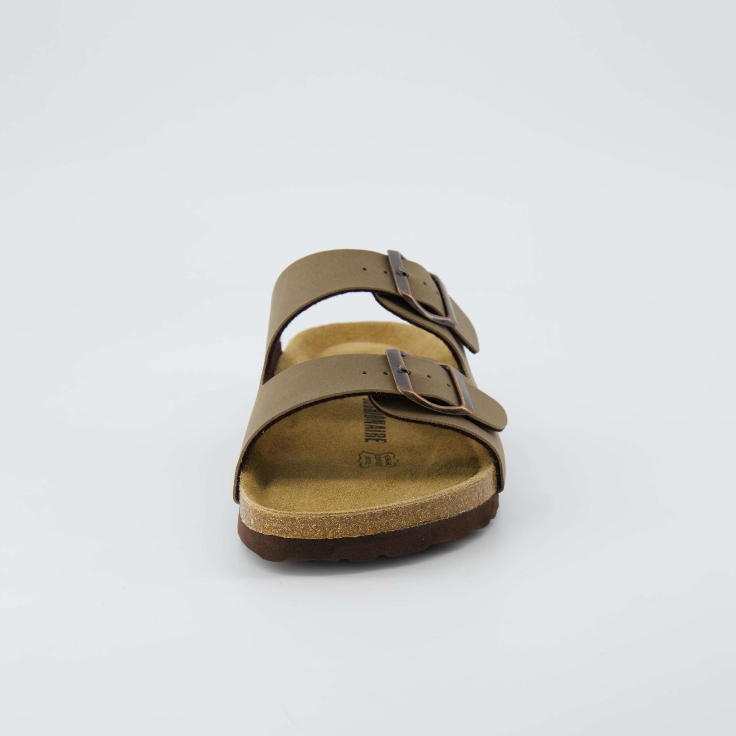 CUSHIONAIRE Lane Cork Footbed Sandals for Women – Comfortable Double Buckle Slip-On with Genuine Suede Footbed & Arch Support Slides for Women Footwear - Image 8
