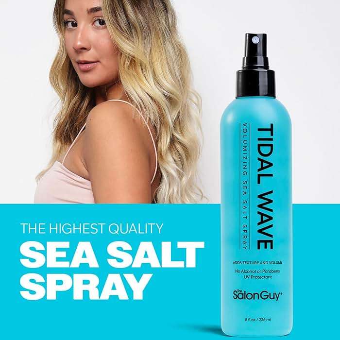 THESALONGUY Tidal Wave Sea Salt Spray for Hair – Volumizing & Texturizing Beach Wave Spray for Men & Women | Matte Finish, Light Hold, Alcohol-Free | All Hair Types | 8 oz - Image 9