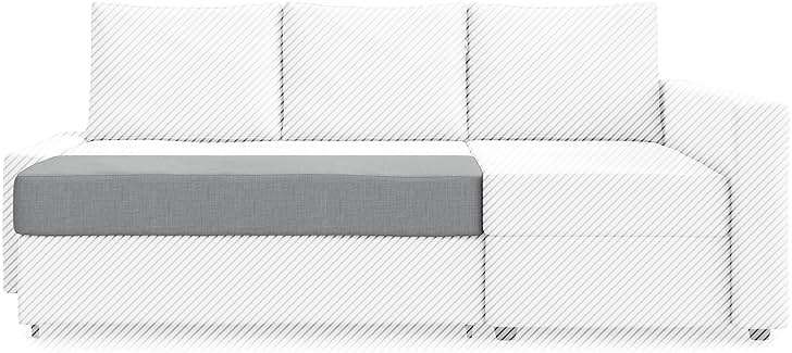 MASTERS OF COVERS Snug Fit Friheten Slipcover for The IKEA Friheten with Chaise Corner Cover, Sofa Bed Cover, Sectional Slipcover Replacement (Light Grey)（Cover Only！Not Sofa！） - Image 5