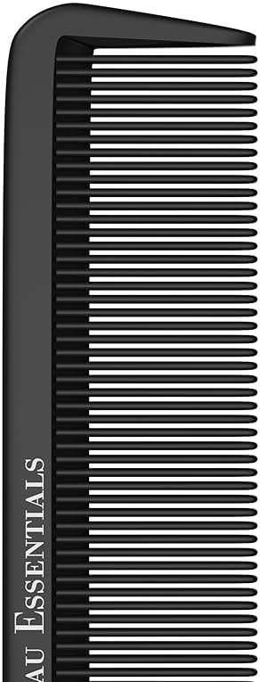 Professional 8.8 Inch Tail Comb - Black Carbon Fiber And Stainless Steel Pintail - Anti Static And Heat Resistant Teasing Lightweight Comb For All Hair Types - Image 7