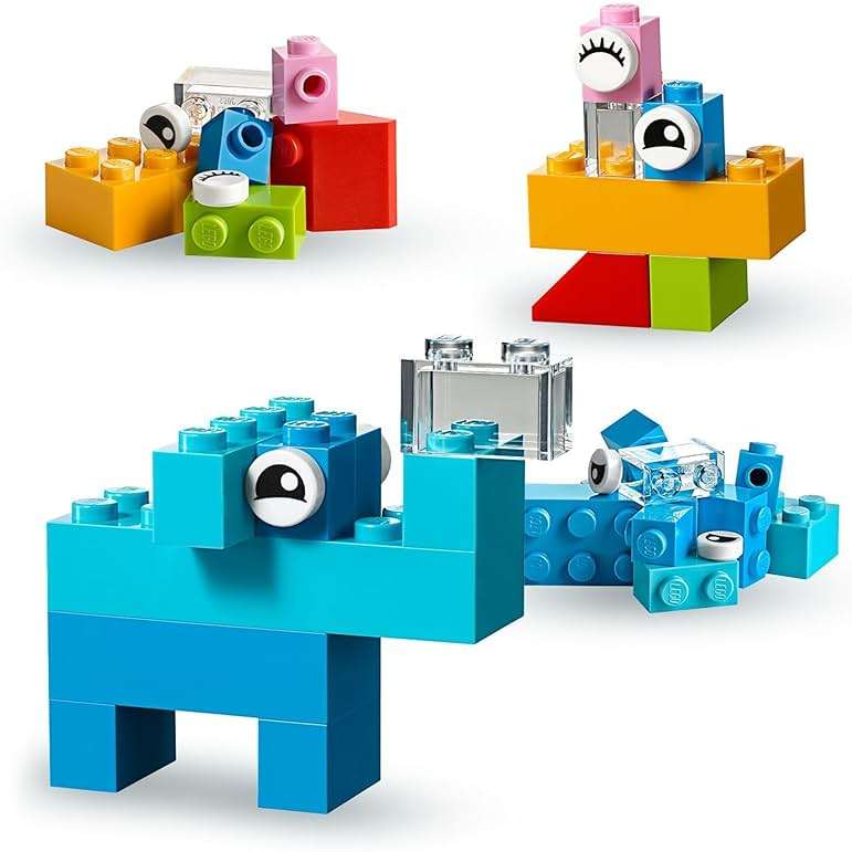 LEGO Classic Creative Suitcase 10713 - Includes Sorting Storage Organizer Case with Fun Colorful Building Bricks, Preschool Learning Toy for Kids, Boys and Girls Ages 4 Years Old and Up - Image 4