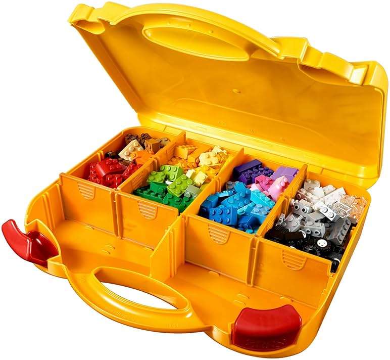 LEGO Classic Creative Suitcase 10713 - Includes Sorting Storage Organizer Case with Fun Colorful Building Bricks, Preschool Learning Toy for Kids, Boys and Girls Ages 4 Years Old and Up - Image 7