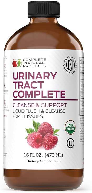 Complete Natural Urinary Tract Complete 8oz - Liquid Supplement for Urinary Tract Health with Organic Cranberry, D-Mannose, Beet Root, Fennel Seed, and Turmeric - Image 1