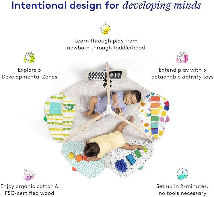 LOVEVERY | The Play Gym | Award Winning For Baby , Stage-Based Developmental Activity Gym & Play Mat for Baby to Toddler - Image 4