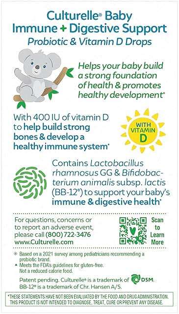 Culturelle Baby Probiotic Drops + Vitamin D, Immune & Digestive Health Support for Babies, Infants & Newborns 0-12 Months, 30 Day Supply, Gluten Free & Non-GMO, 9ml - Image 2