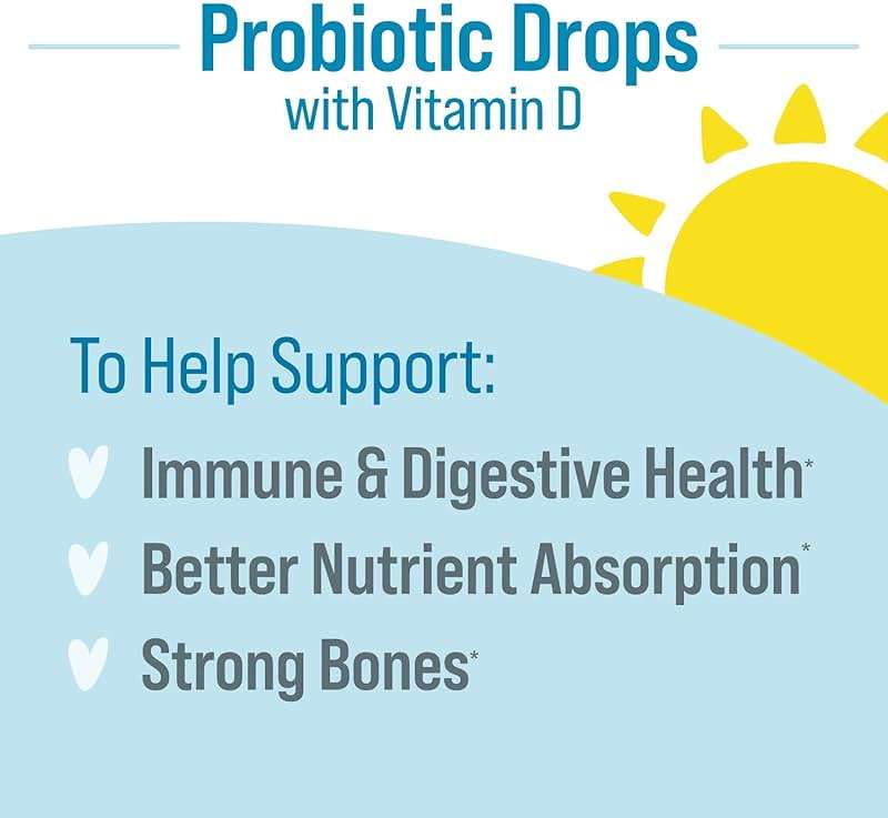 Culturelle Baby Probiotic Drops + Vitamin D, Immune & Digestive Health Support for Babies, Infants & Newborns 0-12 Months, 30 Day Supply, Gluten Free & Non-GMO, 9ml - Image 5