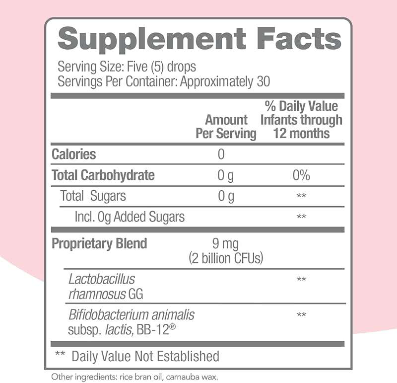 Culturelle Baby Digestive Calm & Comfort Probiotic (Age 0-12 Mos) 8.5Ml, Helps Periodic Colic, Gas, Fussiness, Crying & Digestive Upset In Infants & Newborns, Vegan Non-Gmo Gluten-Free, 1 Mos. Supply - Image 2